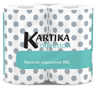 Paper towel Kartika SILVER 2 rolls 75 sheets 3 plies